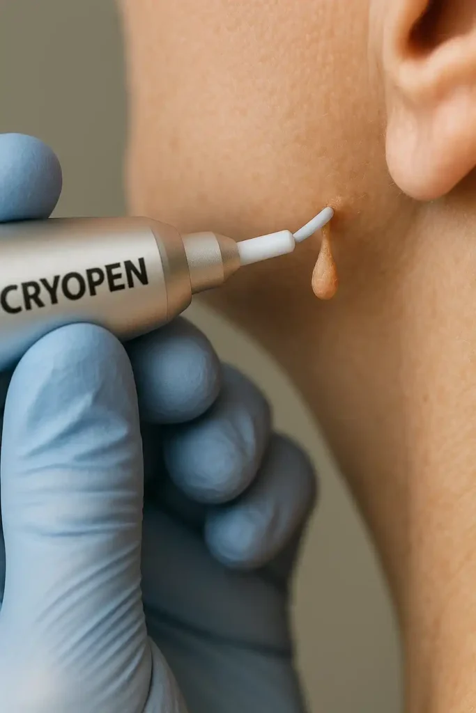 Cryopen for skin tags removal Hampstead Heath speak to our team today!