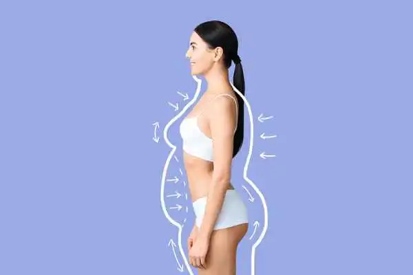 image of woman experiencing fat reduction treatment Hampstead Heath